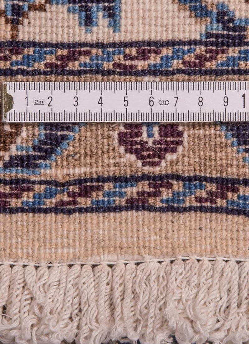 Alfombra de pasillo Alfombra Persa - Nain - Real - 295 x 81 cm - beige