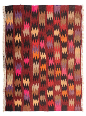 Alfombra Kelim - Antigua - 114 x 90 cm - multicolor