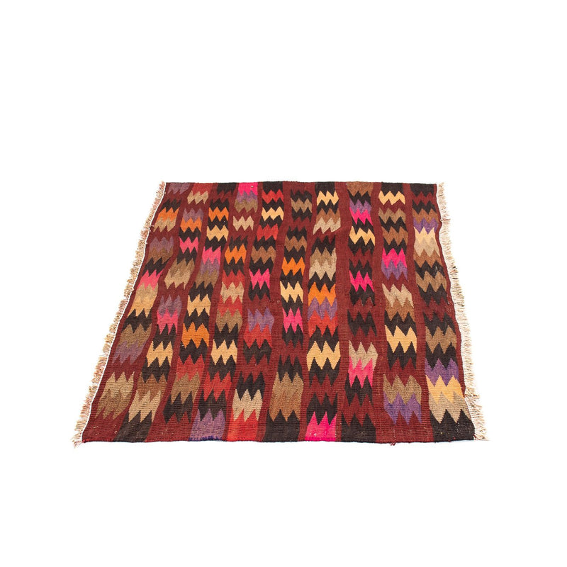 Alfombra Kelim - Antigua - 114 x 90 cm - multicolor