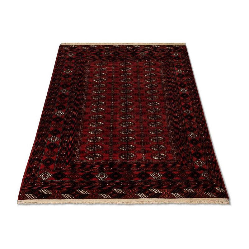Alfombra afgana - Bukhara - 164 x 120 cm - rojo
