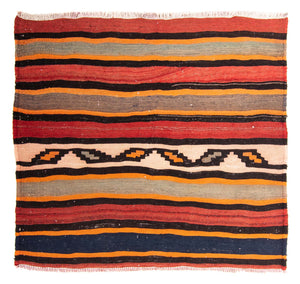 Alfombra Kelim - Antigua cuadrado  - 130 x 120 cm - multicolor