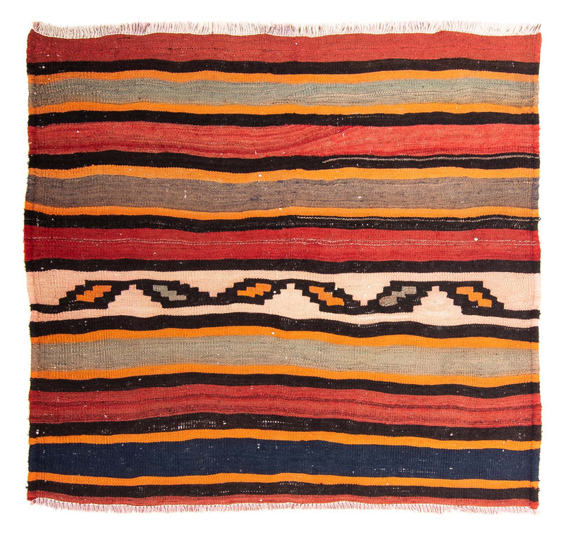 Alfombra Kelim - Antigua cuadrado  - 130 x 120 cm - multicolor