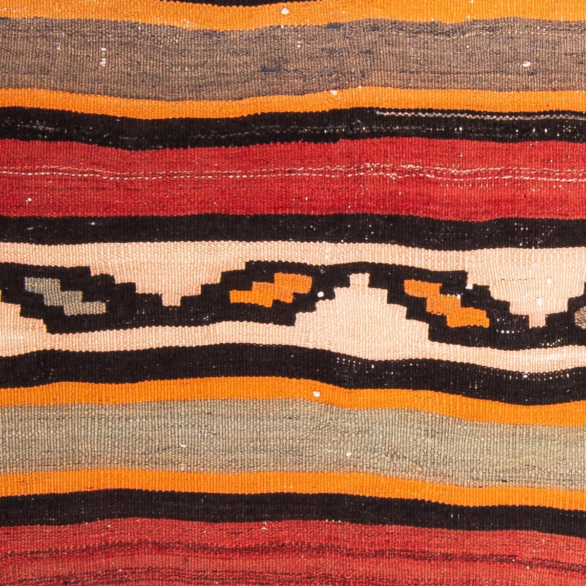 Alfombra Kelim - Antigua cuadrado  - 130 x 120 cm - multicolor