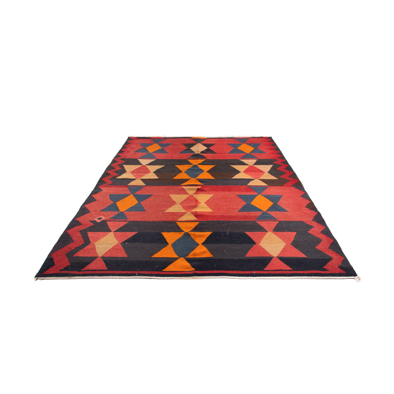 Alfombra de pasillo Alfombra Kelim - Antigua - 295 x 120 cm - multicolor