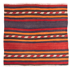 Alfombra Kelim - Antigua - 160 x 150 cm - multicolor