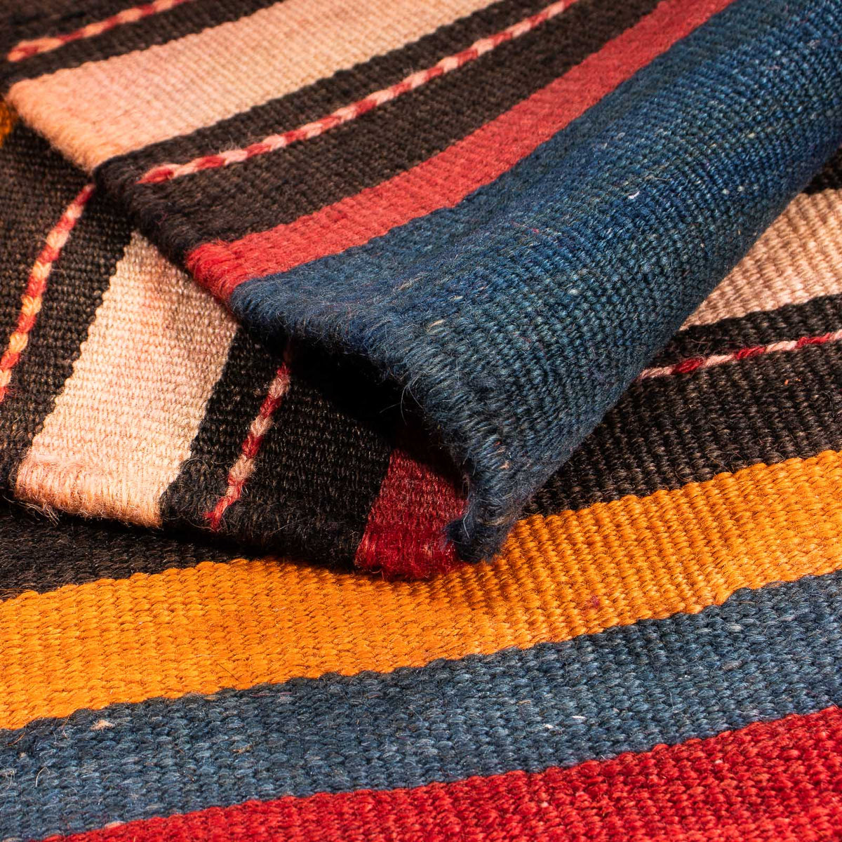 Alfombra Kelim - Antigua - 200 x 165 cm - multicolor