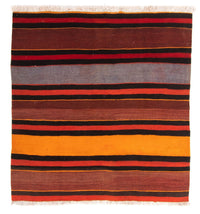 Alfombra Kelim - Antigua cuadrado  - 150 x 135 cm - multicolor