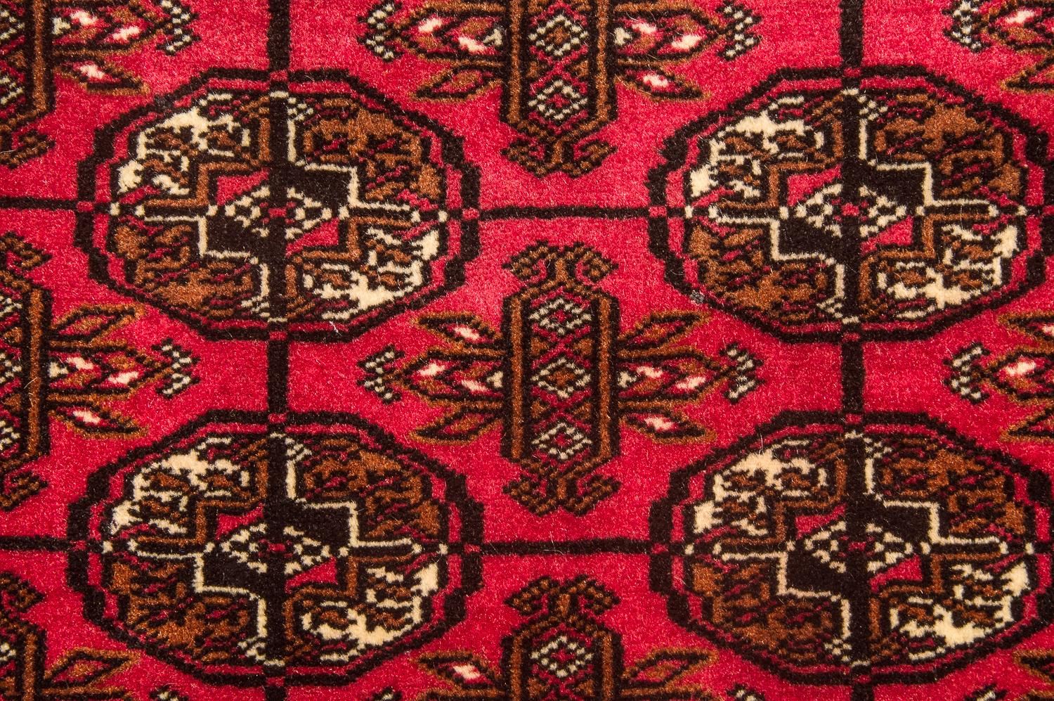 Alfombra de pasillo Alfombra afgana - Bukhara - 288 x 85 cm - rojo