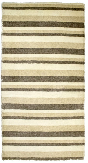 Alfombra de lana - 148 x 80 cm - multicolor