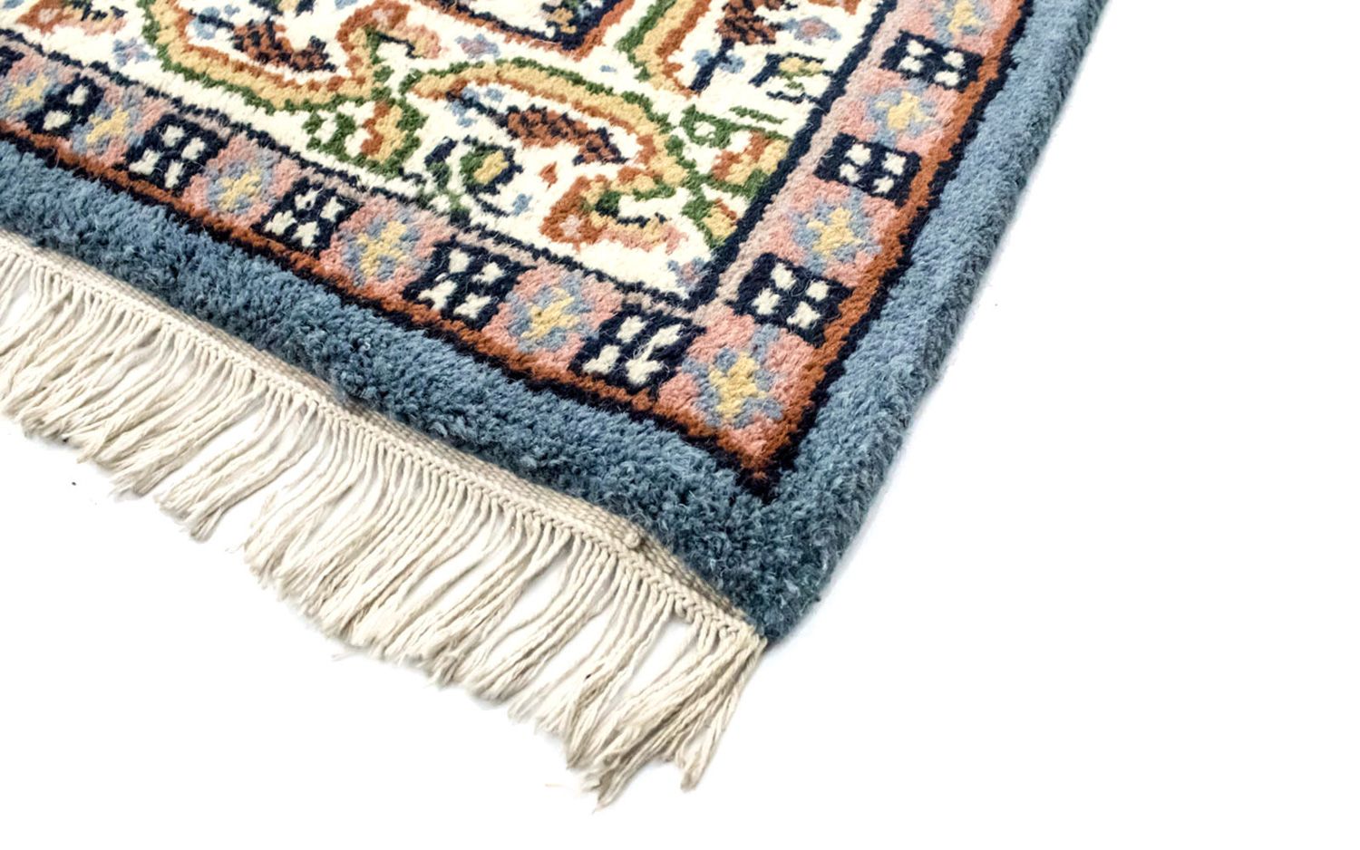 Alfombra oriental - 160 x 90 cm - azul claro
