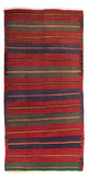 Kilim antiguo Alfombra 135x325cm