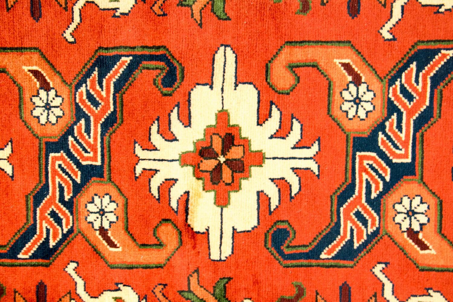 Alfombra afgana - Hatschlu - 338 x 257 cm - rojo
