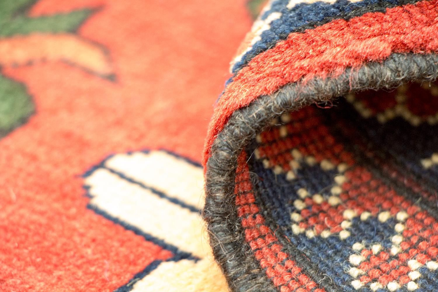 Alfombra afgana - Hatschlu - 338 x 257 cm - rojo