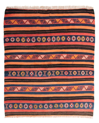 Alfombra Kelim - Antigua cuadrado  - 180 x 150 cm - multicolor