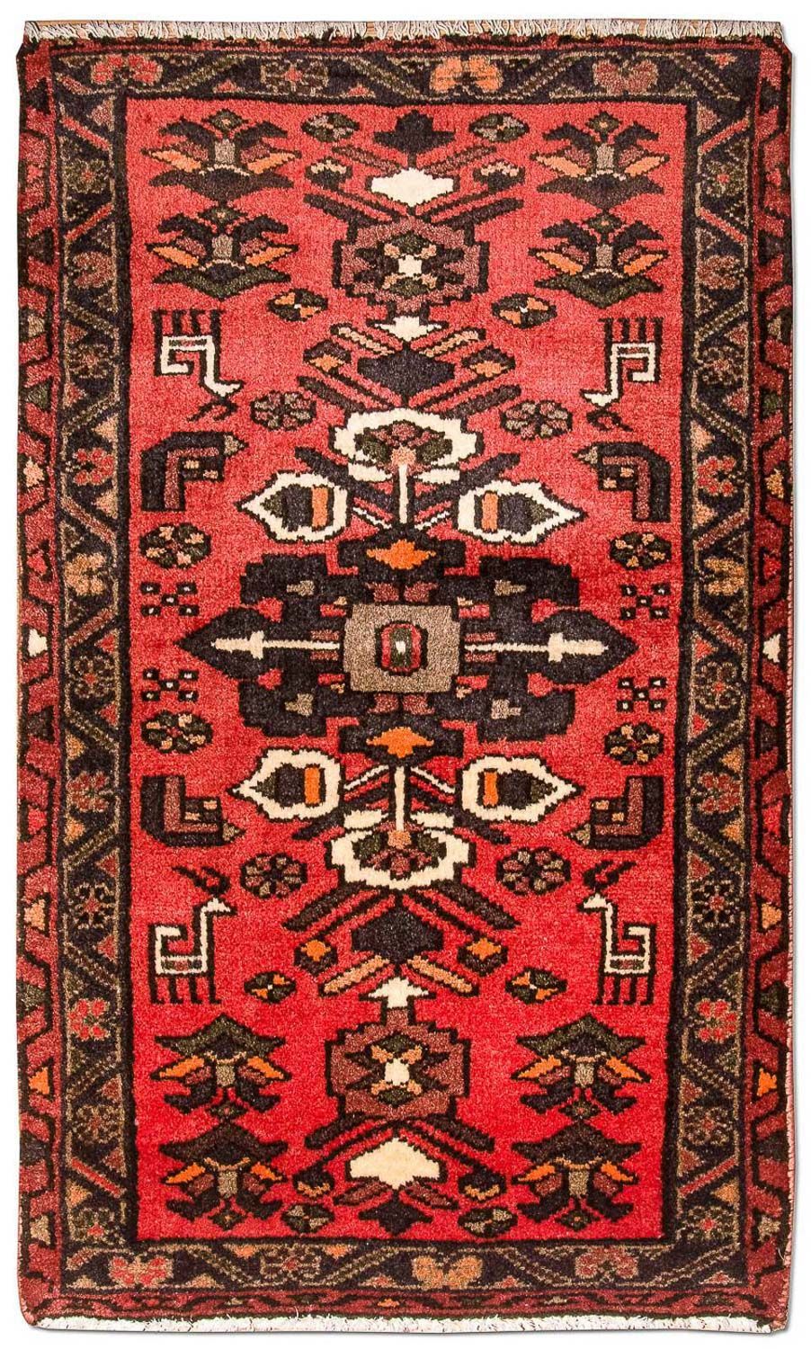 Alfombra persa - Nómada - 102 x 61 cm - rojo