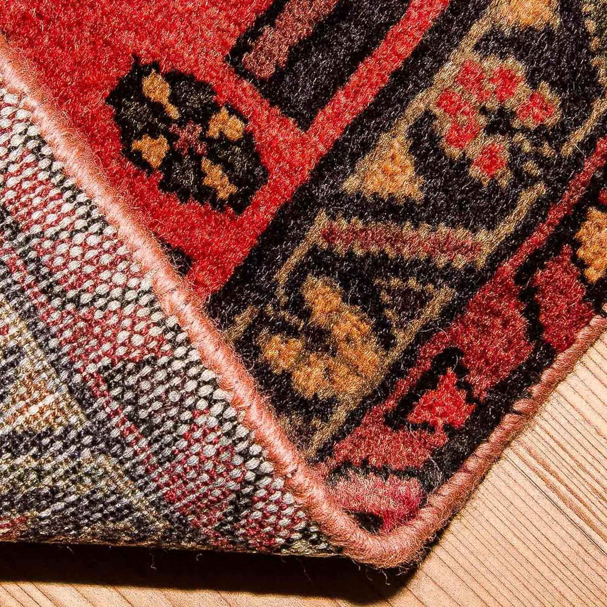 Alfombra persa - Nómada - 102 x 61 cm - rojo