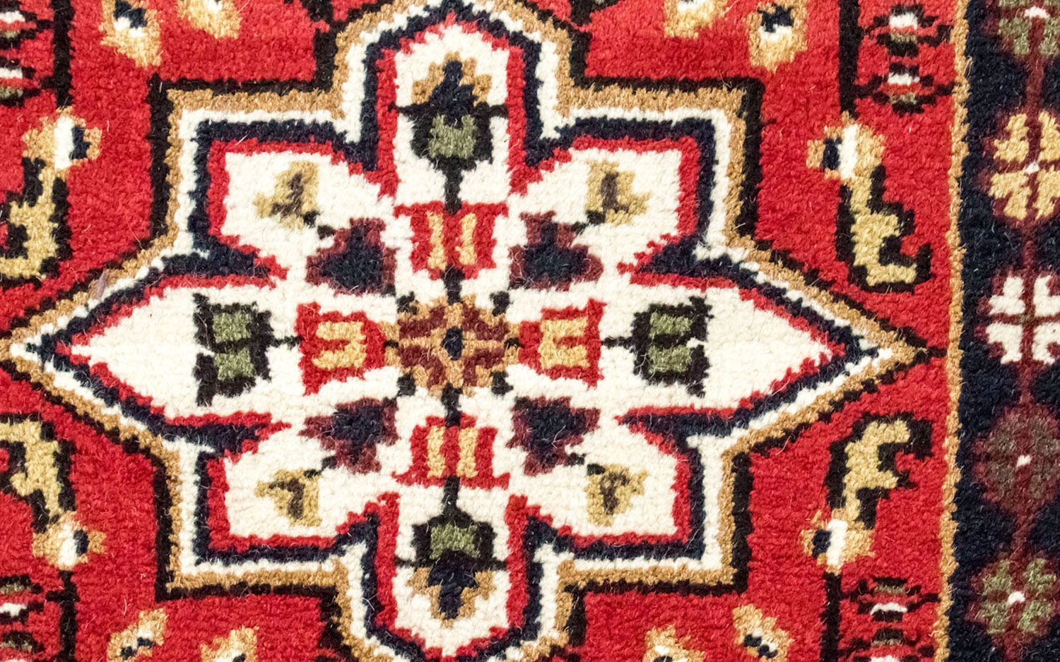Alfombra oriental - 160 x 90 cm - rojo