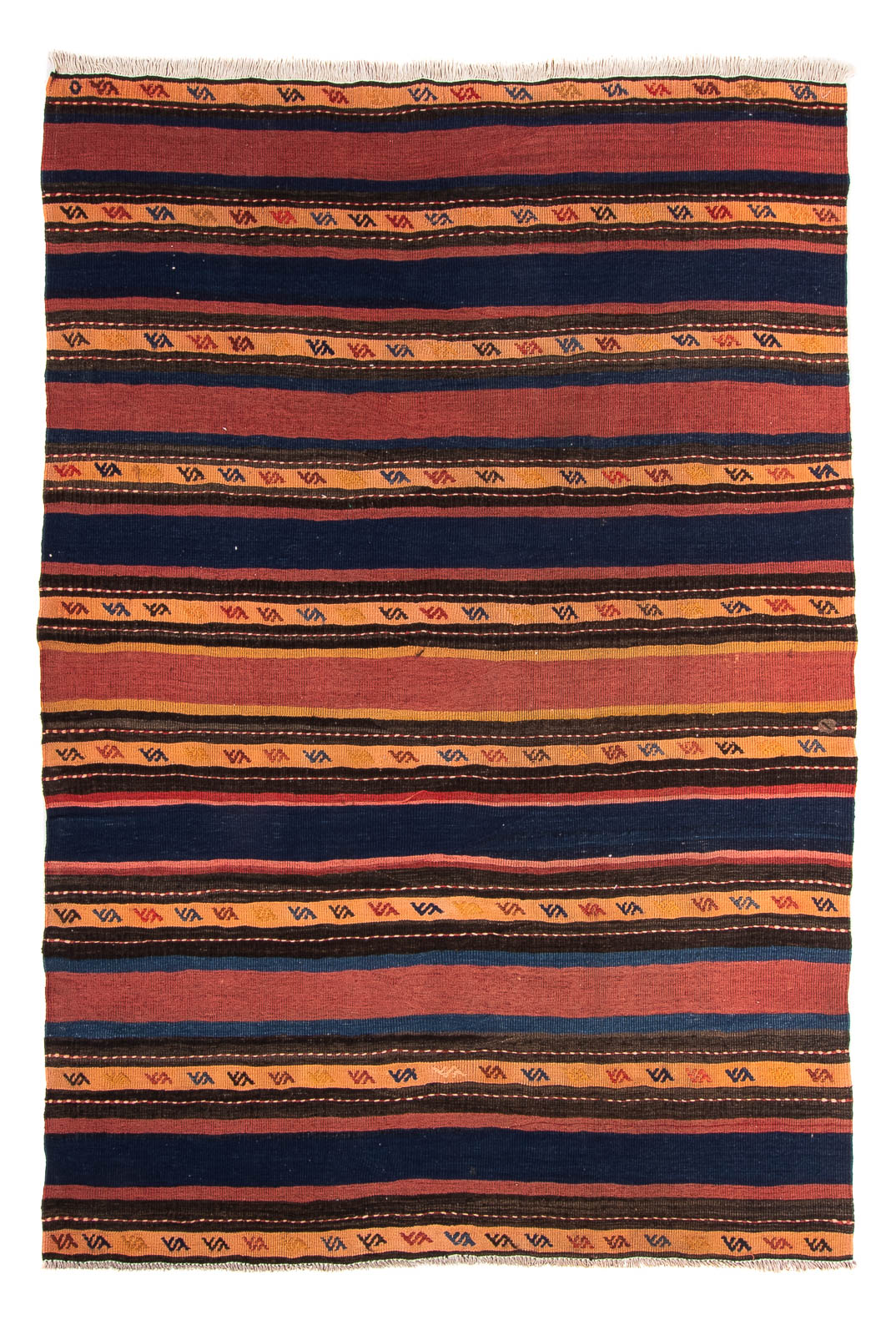 Alfombra Kelim - Antigua - 210 x 155 cm - multicolor
