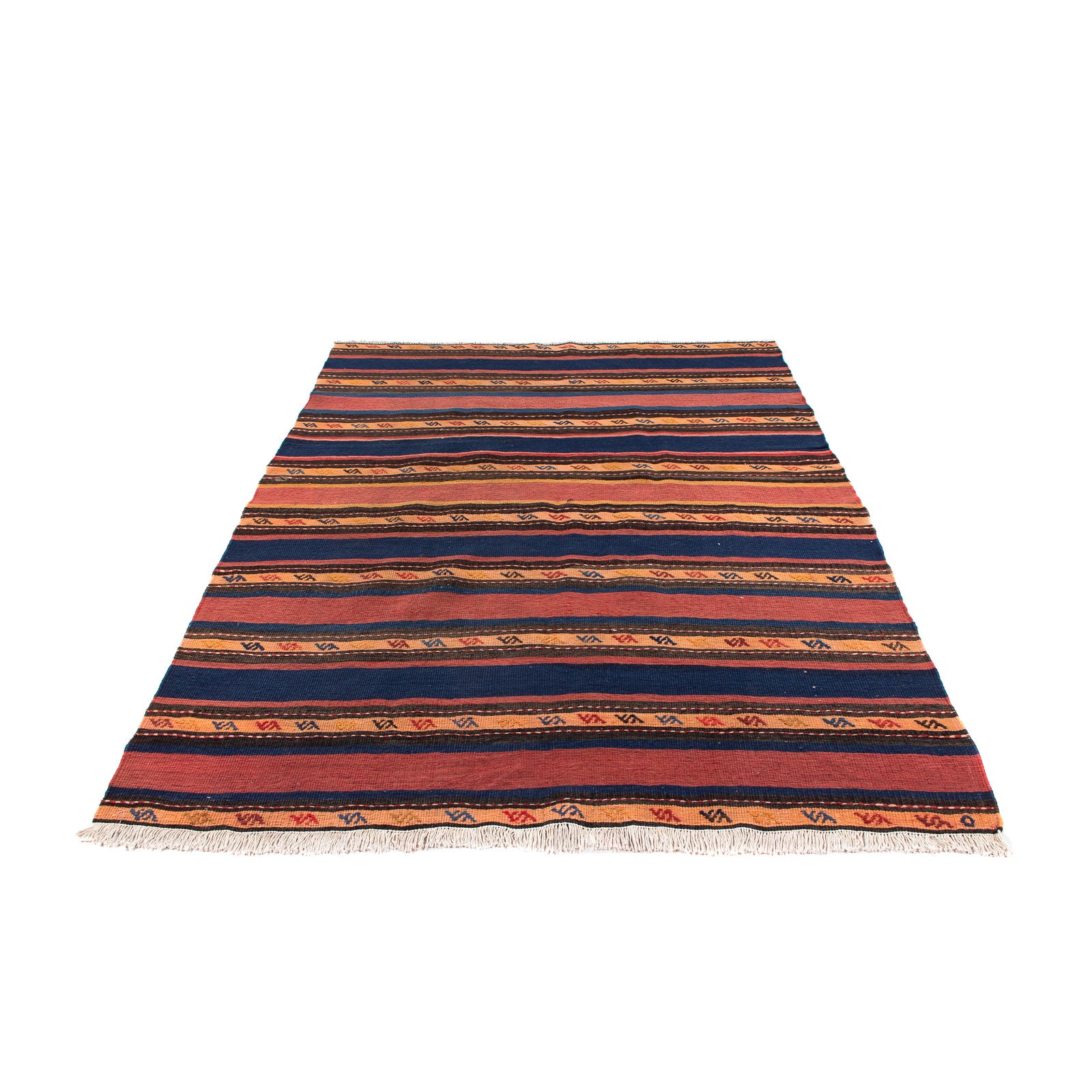 Alfombra Kelim - Antigua - 210 x 155 cm - multicolor