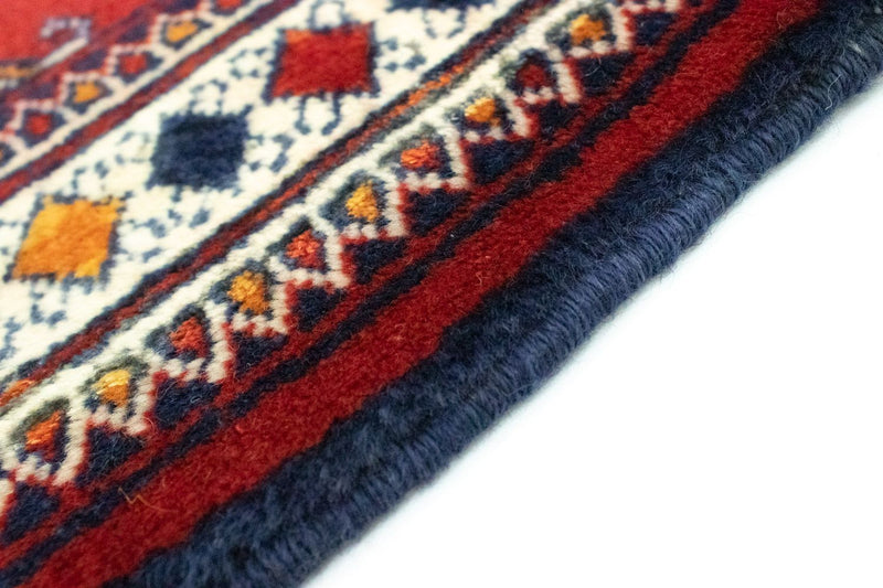 Alfombra Turkaman - 91 x 70 cm - rojo