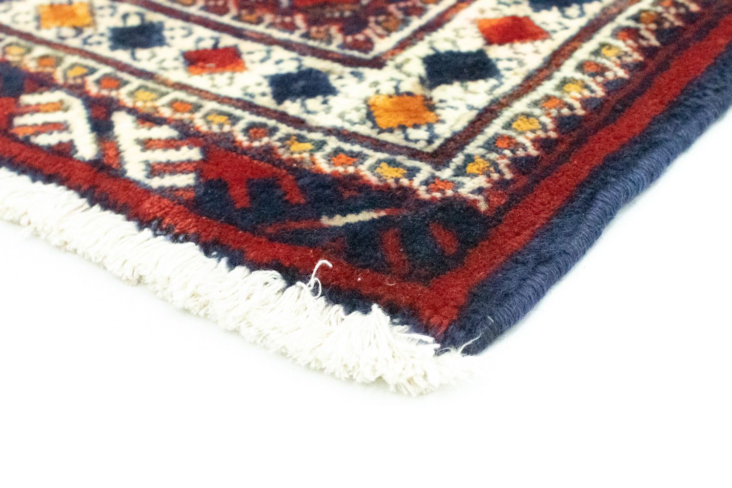 Alfombra Turkaman - 91 x 70 cm - rojo