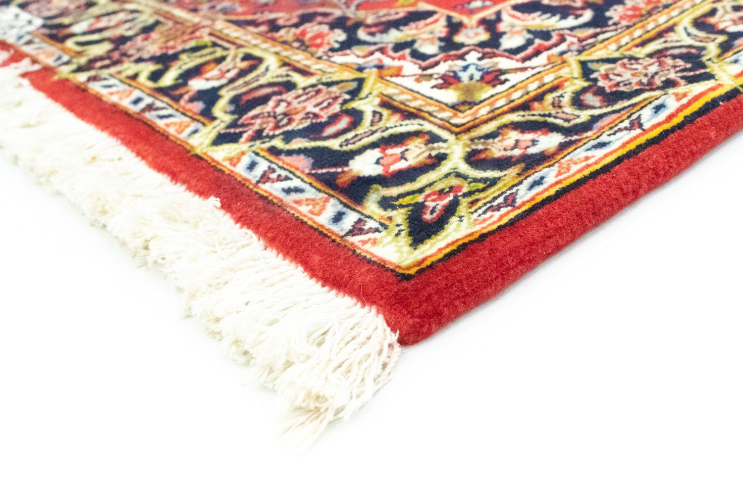 Alfombra persa - Keshan - 97 x 67 cm - rojo