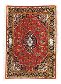 Alfombra persa - Keshan - 98 x 70 cm - rojo