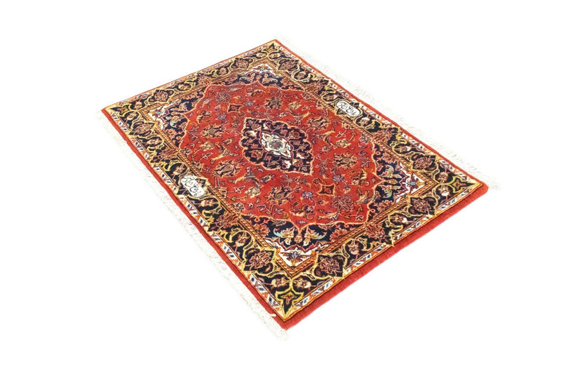 Alfombra persa - Keshan - 98 x 70 cm - rojo