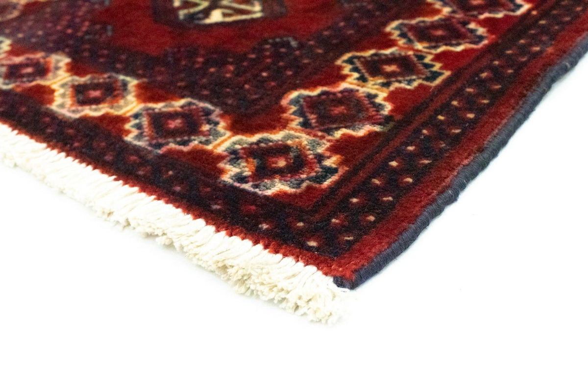 Alfombra Turkaman - 87 x 62 cm - rojo