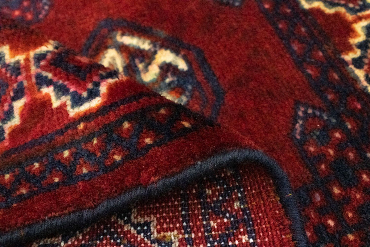 Alfombra Turkaman - 87 x 62 cm - rojo