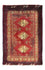Alfombra Turkaman - 85 x 60 cm - rojo