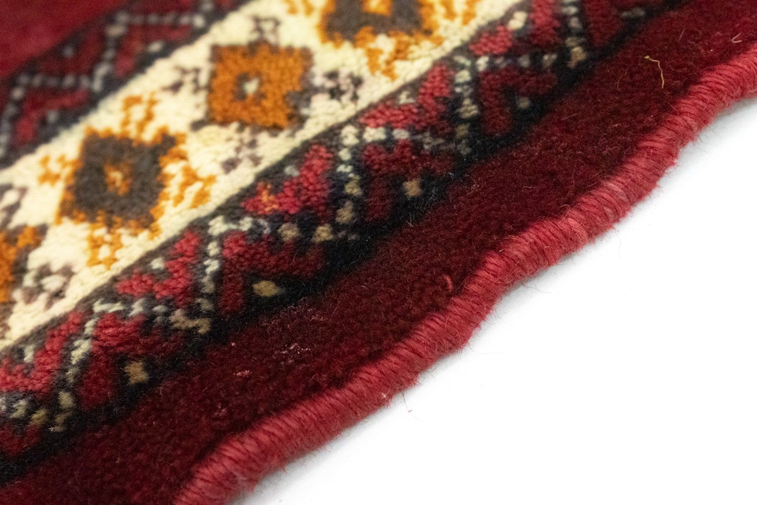 Alfombra Turkaman - 87 x 64 cm - rojo