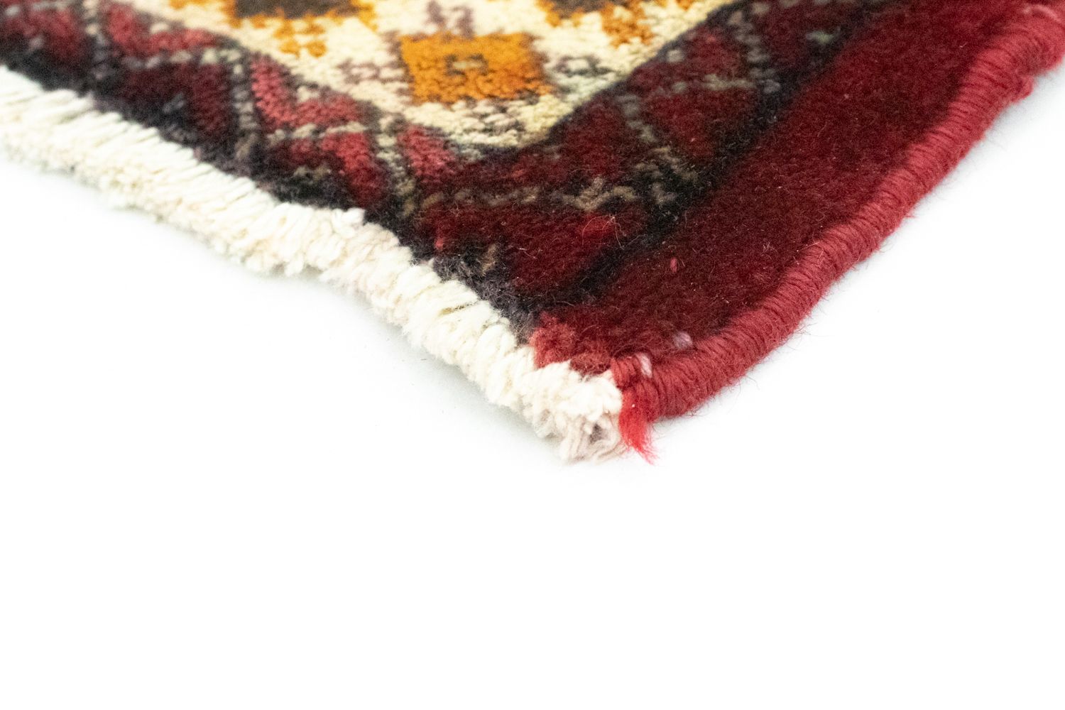Alfombra Turkaman - 87 x 64 cm - rojo
