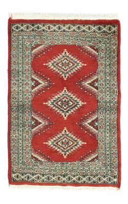 Alfombra Pakistani - 82 x 63 cm - rojo