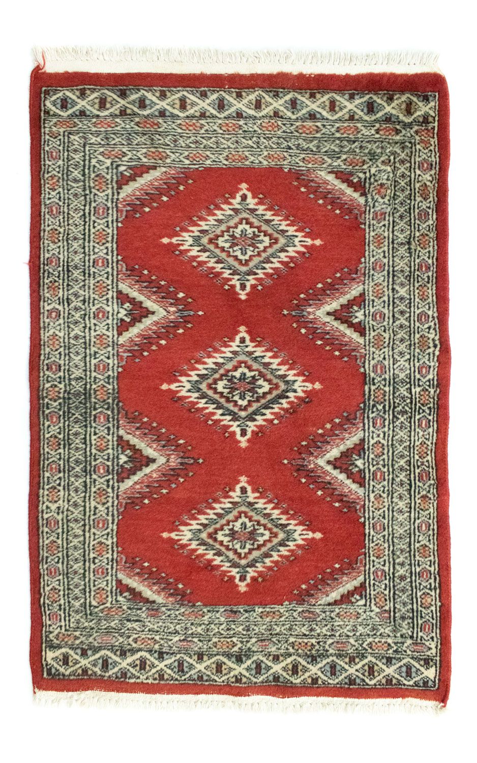 Alfombra Pakistani - 82 x 63 cm - rojo