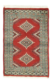 Alfombra Pakistani - 82 x 63 cm - rojo