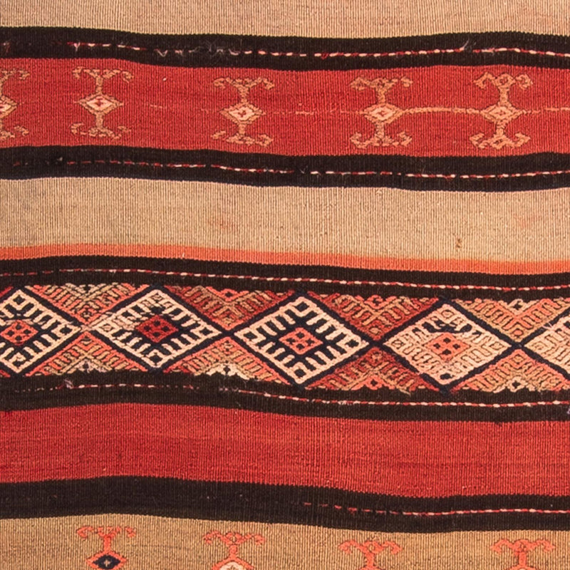 Alfombra de pasillo Alfombra Kelim - Antigua - 315 x 95 cm - multicolor