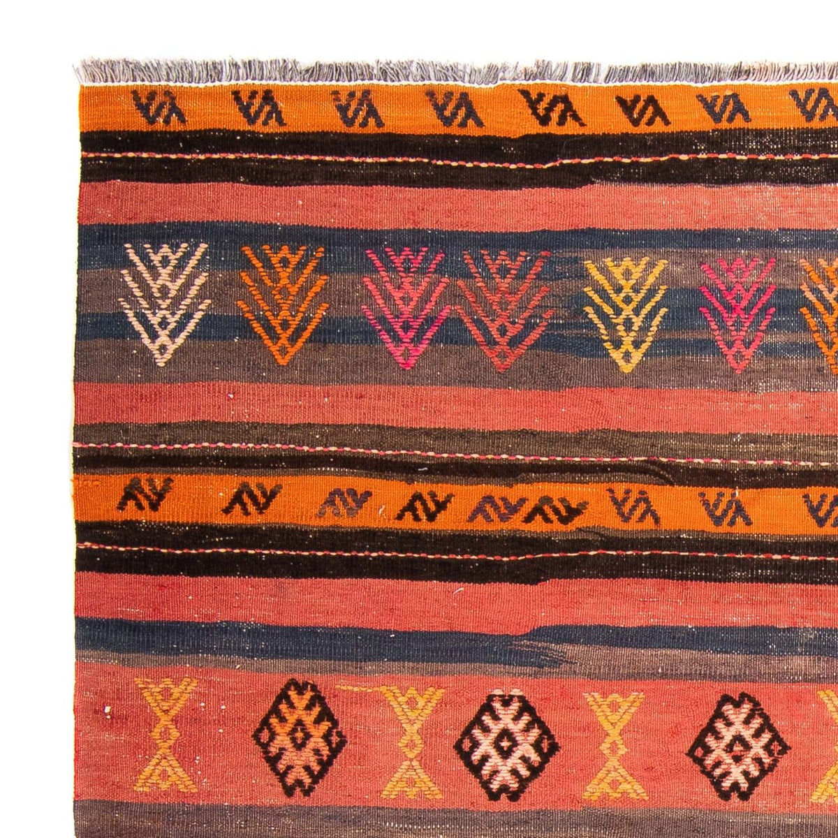 Alfombra Kelim - Antigua - 150 x 135 cm - multicolor