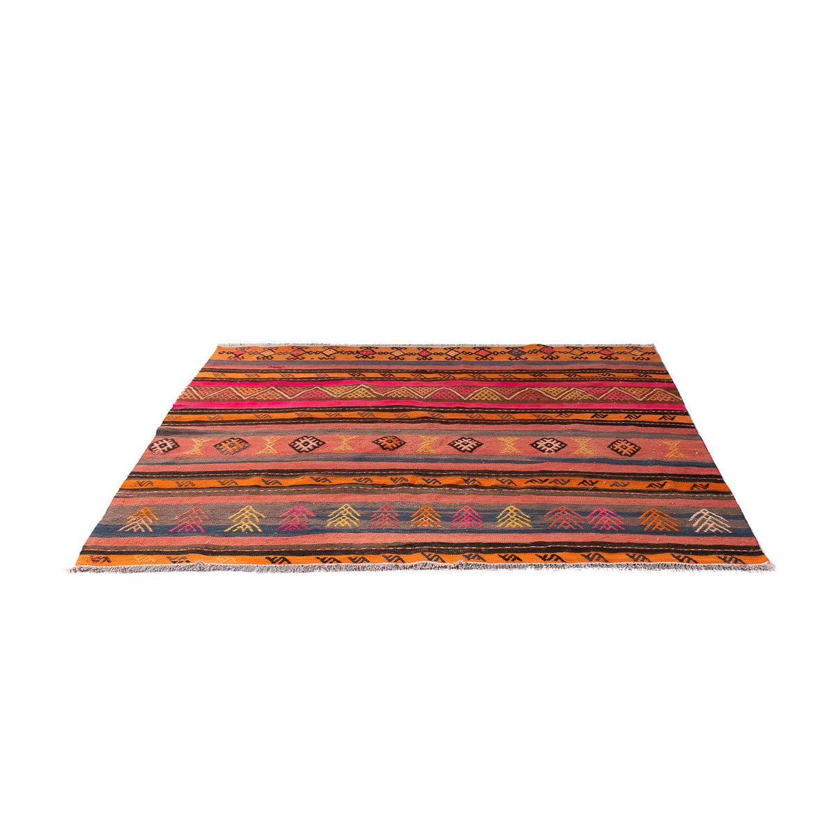 Alfombra Kelim - Antigua - 150 x 135 cm - multicolor