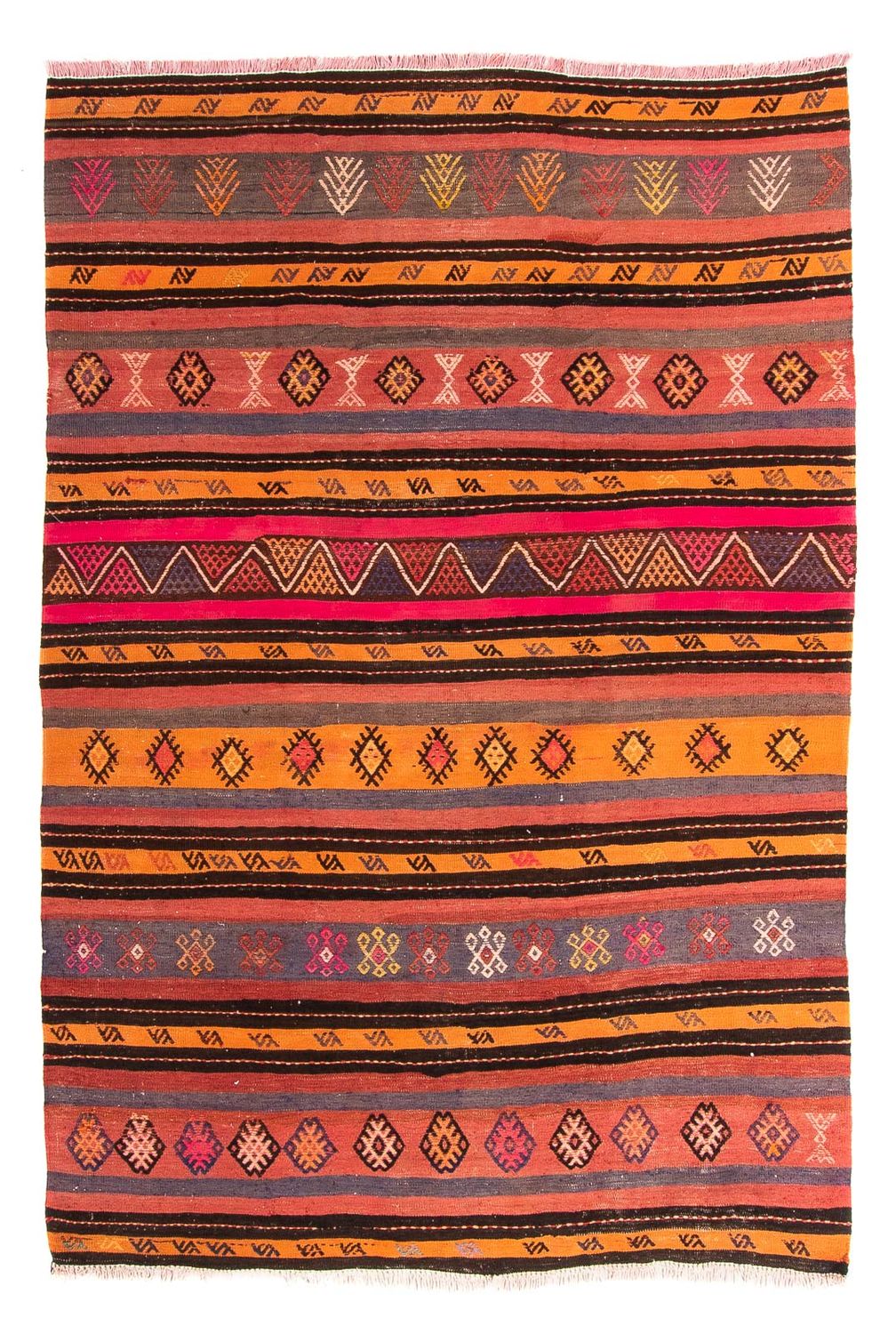 Alfombra Kelim - Antigua - 215 x 150 cm - multicolor