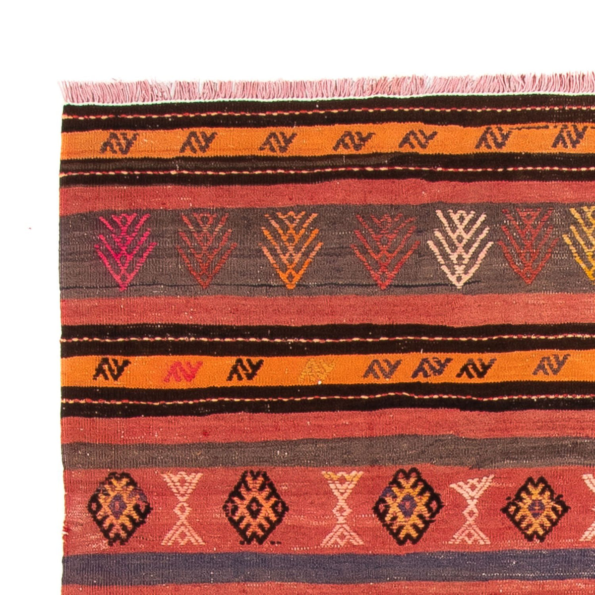 Alfombra Kelim - Antigua - 215 x 150 cm - multicolor