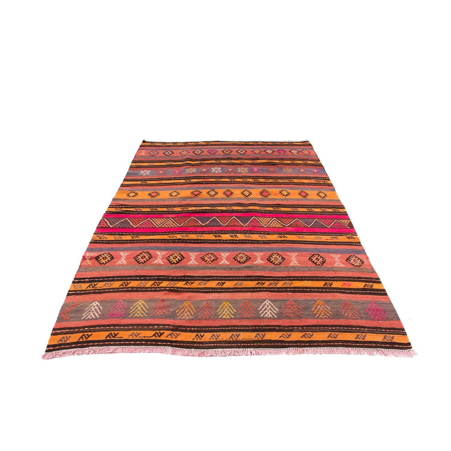 Alfombra Kelim - Antigua - 215 x 150 cm - multicolor