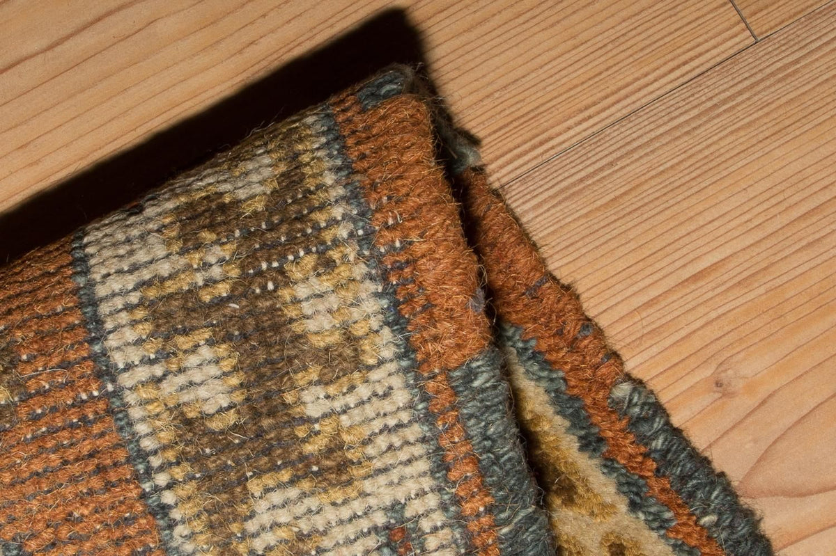 Alfombra oriental - 117 x 63 cm - naranja