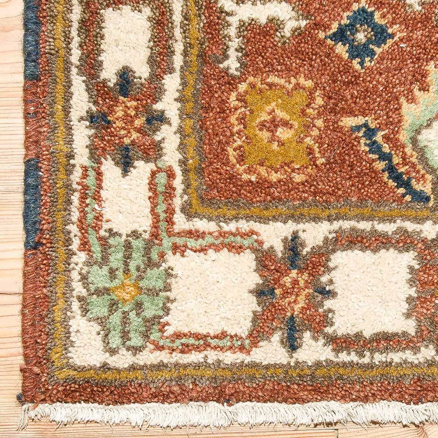 Alfombra oriental - 123 x 64 cm - óxido