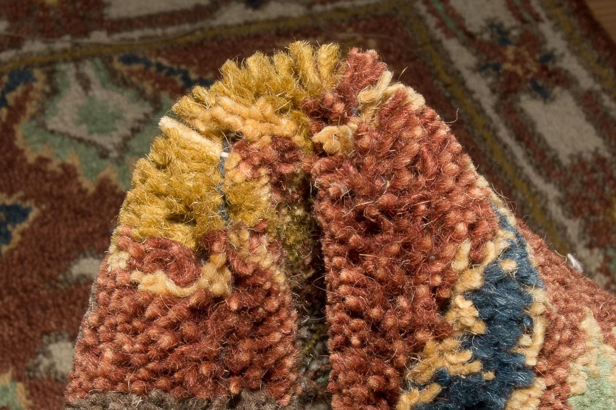 Alfombra oriental - 123 x 64 cm - óxido