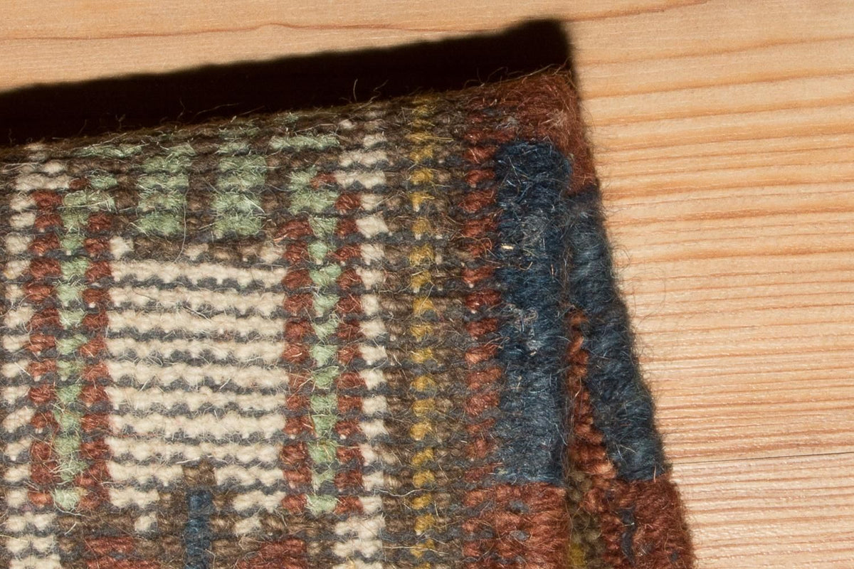 Alfombra oriental - 123 x 64 cm - óxido