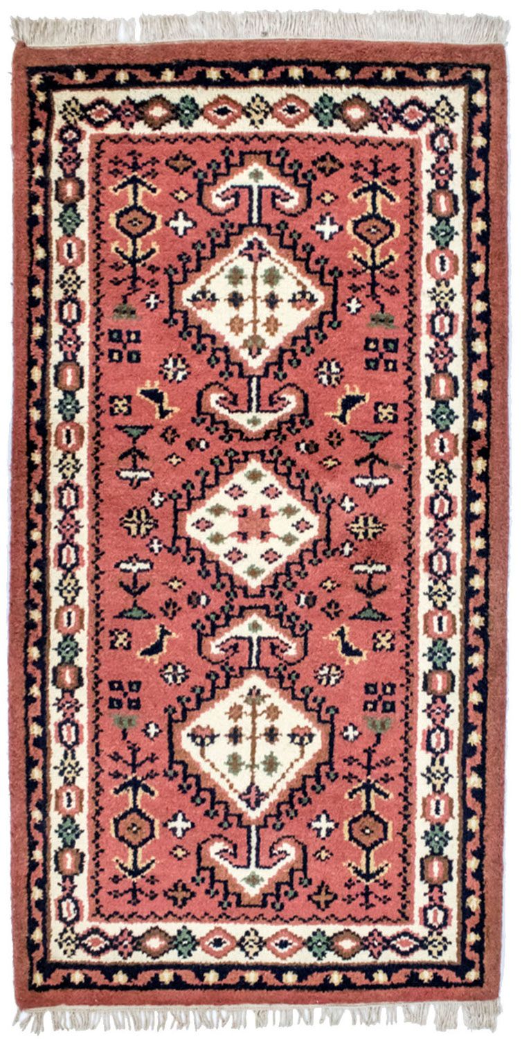 Alfombra oriental - 160 x 90 cm - naranja
