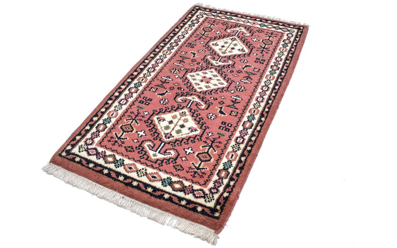 Alfombra oriental - 160 x 90 cm - naranja