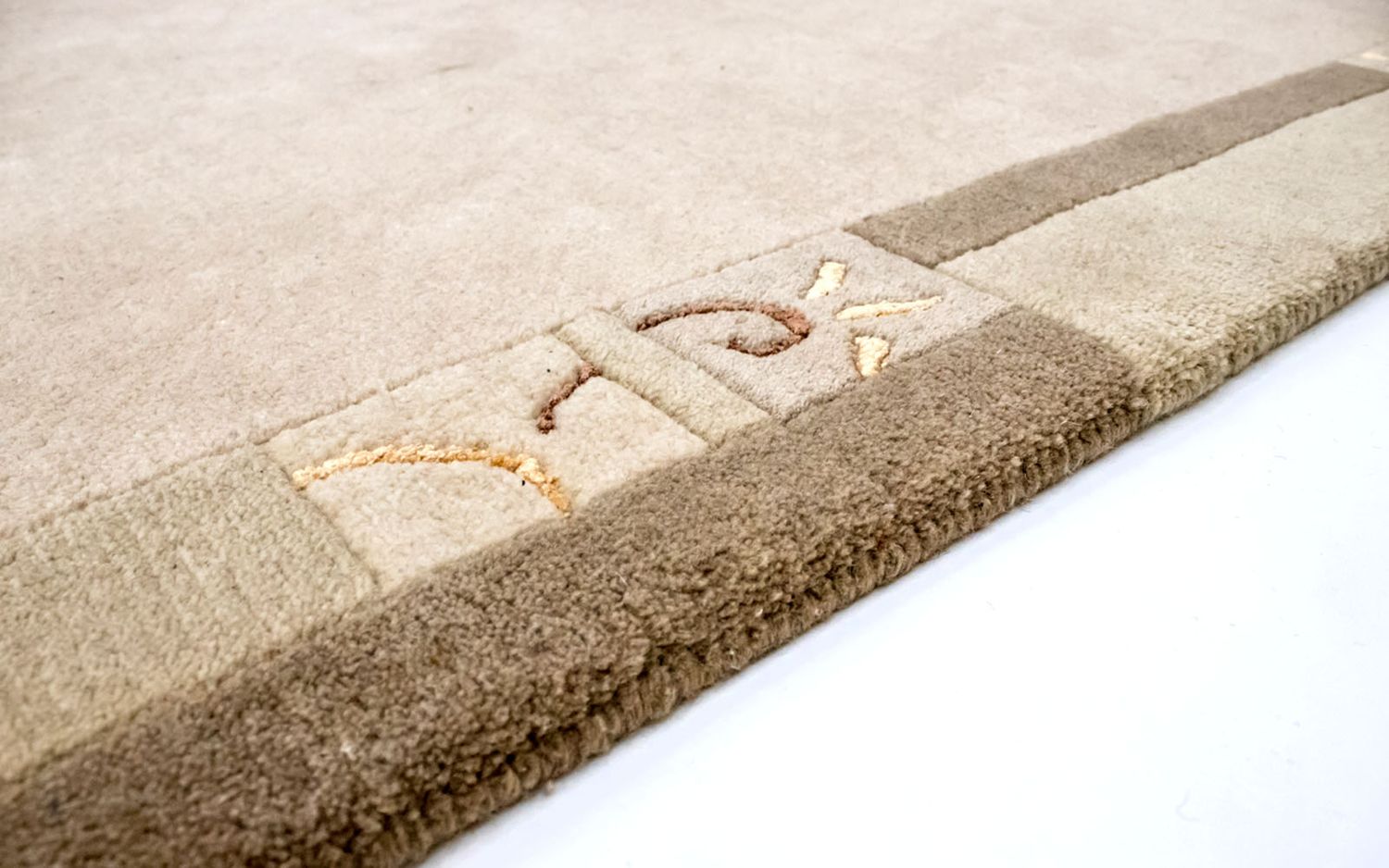 Alfombra de Nepal - 191 x 121 cm - beige