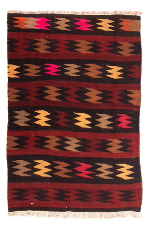 Alfombra Kelim - Antigua - 117 x 77 cm - multicolor